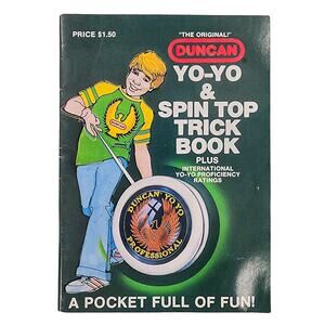 Yo-Yo & Spin Top Toy Trick Book 1985 Vintage The Original Duncan Instructional